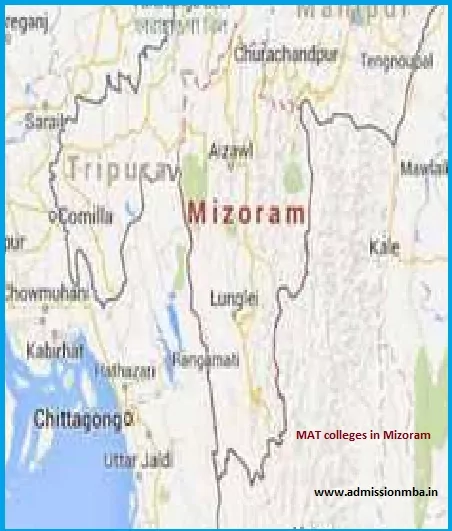 MBA Colleges Accepting MAT score in Mizoram