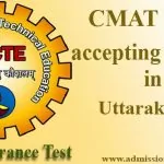 CMAT Score accepting colleges in Uttarakhand