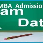 MBA Admission Exam dates 2016-2017