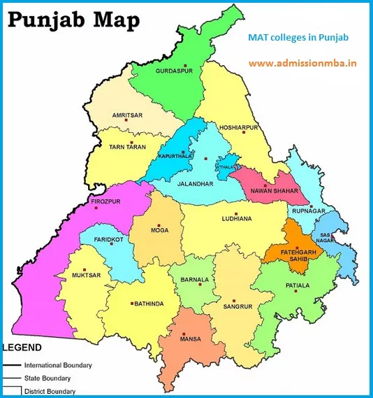 MBA Colleges Accepting MAT score in Punjab
