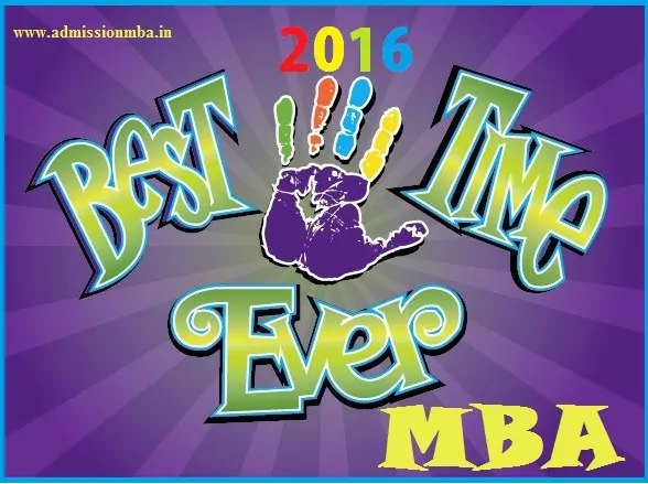 Best Time for MBA 2016
