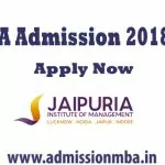 Jaipuria MBA Admission 2018
