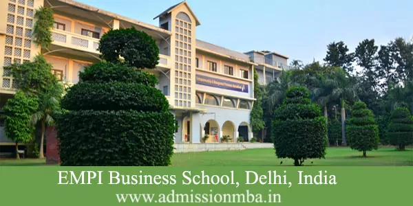 EMPI Business School Fees Delhi