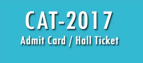 CAT-2017 Admit Card Download