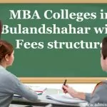 MBA fees in Bulandshahar, Uttar Pradesh