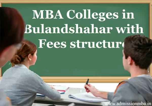MBA fees in Bulandshahar, Uttar Pradesh 