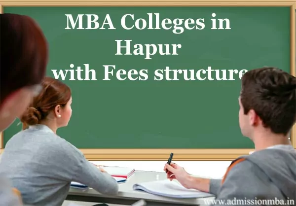 MBA Colleges in Hapur with Fees structure