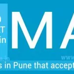 MBA Colleges pune accepts MAT score