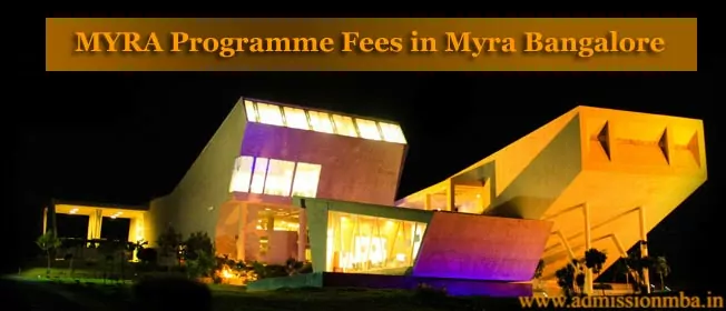MYRA Programme Fees at MYRA School of Business Mysore