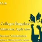 MBA Colleges Bangalore, Course, Fees admission