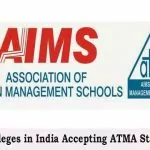 MBA Colleges Accepting ATMA Exams Score in India